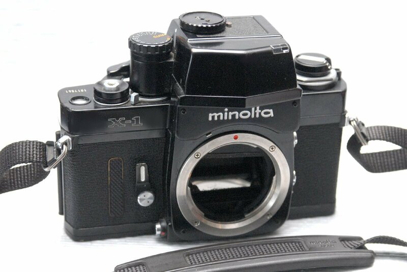 MINOLTA ミノルタ 最高峰 昔の高級一眼レフカメラ X-1ボディ 超希少品　（腐食無し）