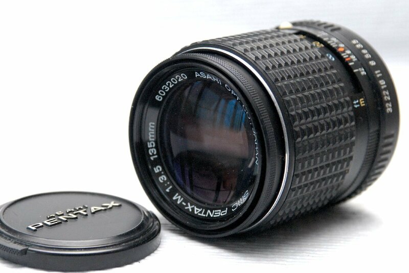 PENTAX-M ペンタックス純正 Kマウント専用135mm MF 高級単焦点レンズ 1:3.5 希少な作動品