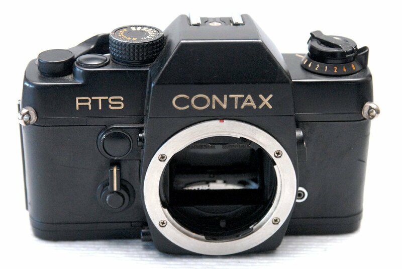 CONTAX コンタックス 最高峰 昔の高級一眼レフカメラ RTSボディ +（DATA BACK付） 希少な作動品