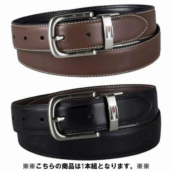 ※訳あり アウトレット TOMMY HILFIGER(トミーヒルフィガー)ベルト リバーシブル ギフト メンズ 男性用 11TL08X014 BROWN/TAN サイズ38