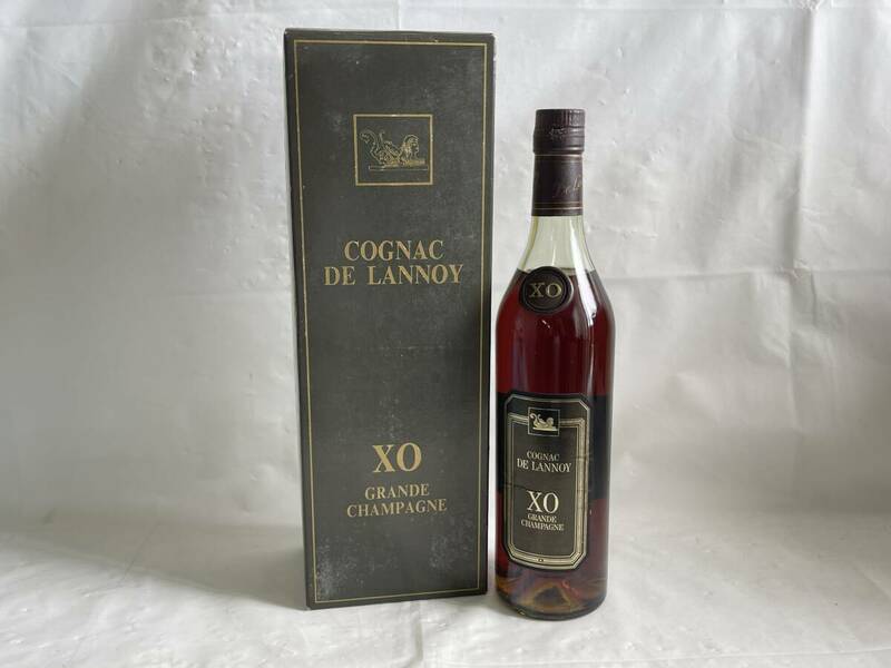 KK0605-11I　DE LANNOY　XO　COGNAC　700ml　40％　ドゥ・ラノワ　コニャック　ブランデー　古酒