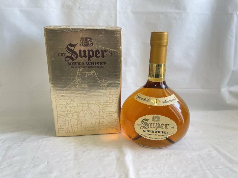 SJ0605-44I　NIKKA WHISKY　rare Super old　760ml　43％　ニッカウイスキー　レアスーパーオールド　古酒