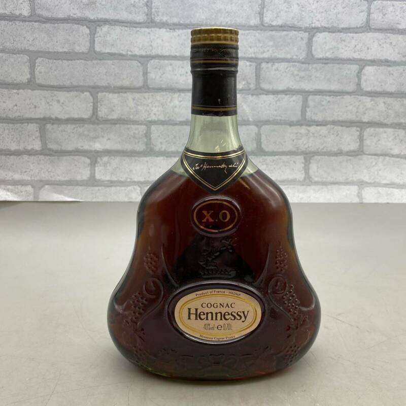 【酒A-1】 Hennessy XO グリーンヘネシー グリーンボトル 金キャップ COGNAC コニャック ブランデー 700ml 40％ 未開栓