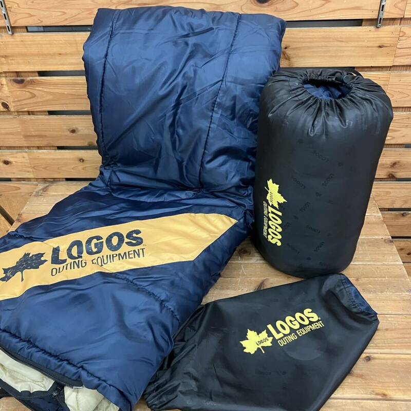 LOGOS　ロゴス　72400161　寝袋　丸洗い可　連結可　12℃　190×80cm　キャンプ　アウトドア　クリーニング済　2個まとめ売り