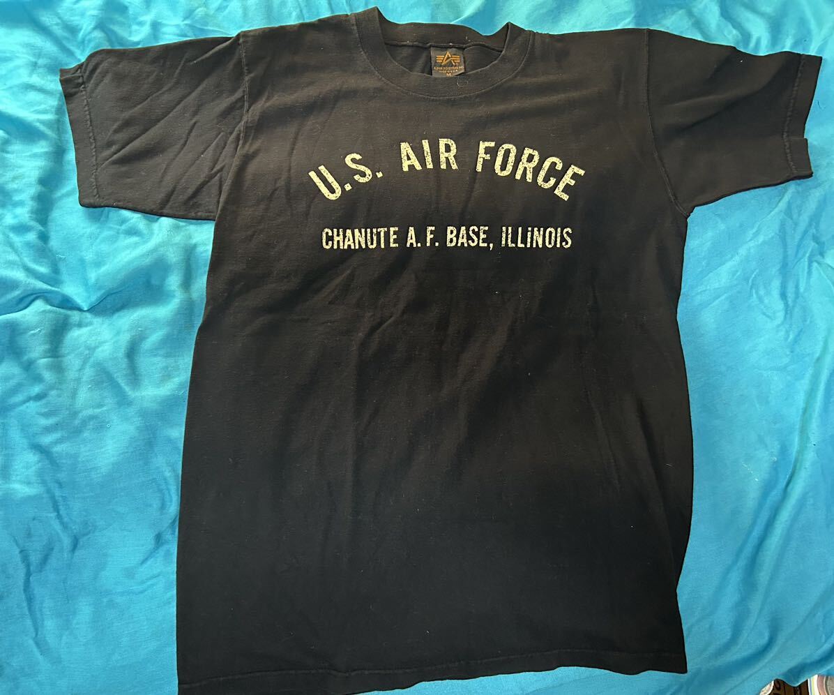 MADE IN U.S.A.アメリカ製ALPHAアルファ社US AIR FORCE Tシャツ