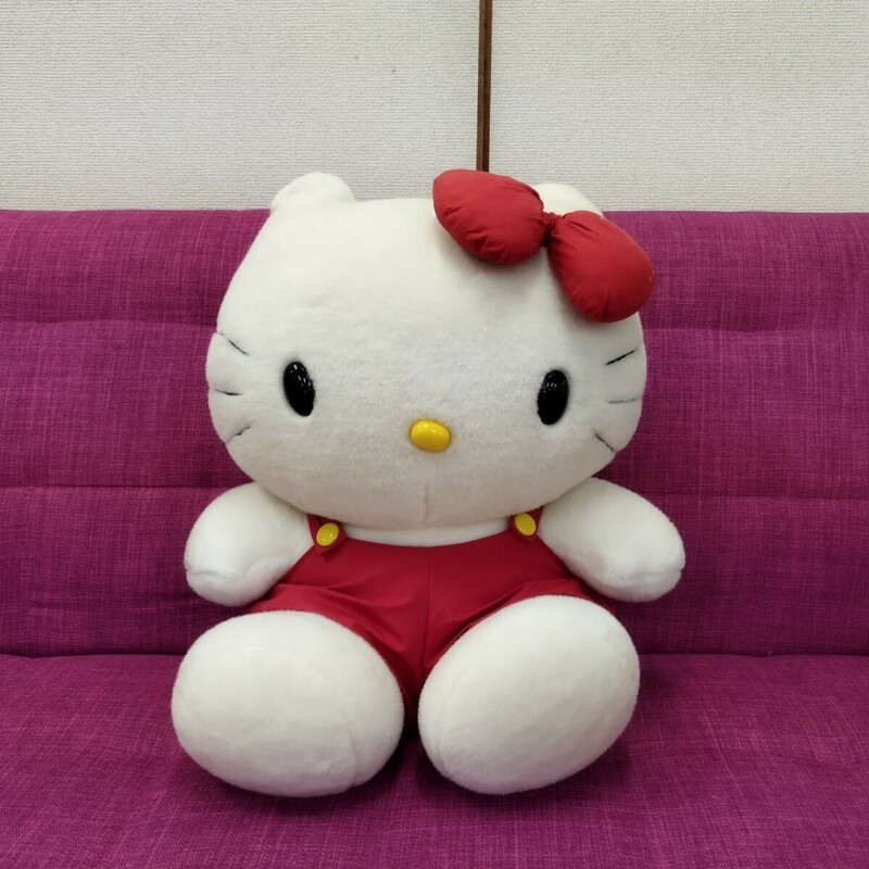 050703 ハローキティ ぬいぐるみ Hello Kitty サンリオ レトロ SANRIO キティちゃん 全長約40cm パートナー PARTNER 