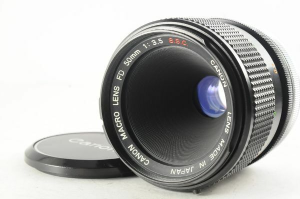 ★極上美品★CANON MACRO LENS FD 50mm 1:3.5 S.S.C. 清潔感溢れる非常に綺麗な外観！クリアーな光学！0457