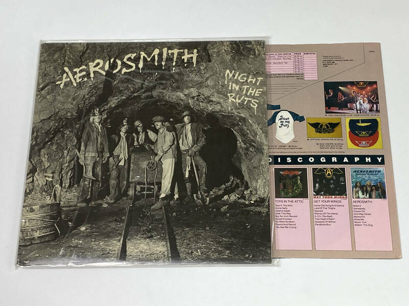 【LPレコード / US盤】AEROSMITH / NIGHT IN THE RUTS　FC-36050　エアロスミス　1979年　現状品「2670」　