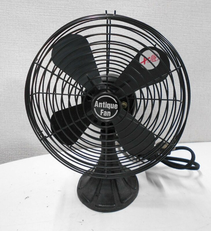 株式会社フルハウス Antique Fan アンティーク調ファン ミニ扇風機 卓上扇風機 アンティーク調小型扇風機 【セ306】