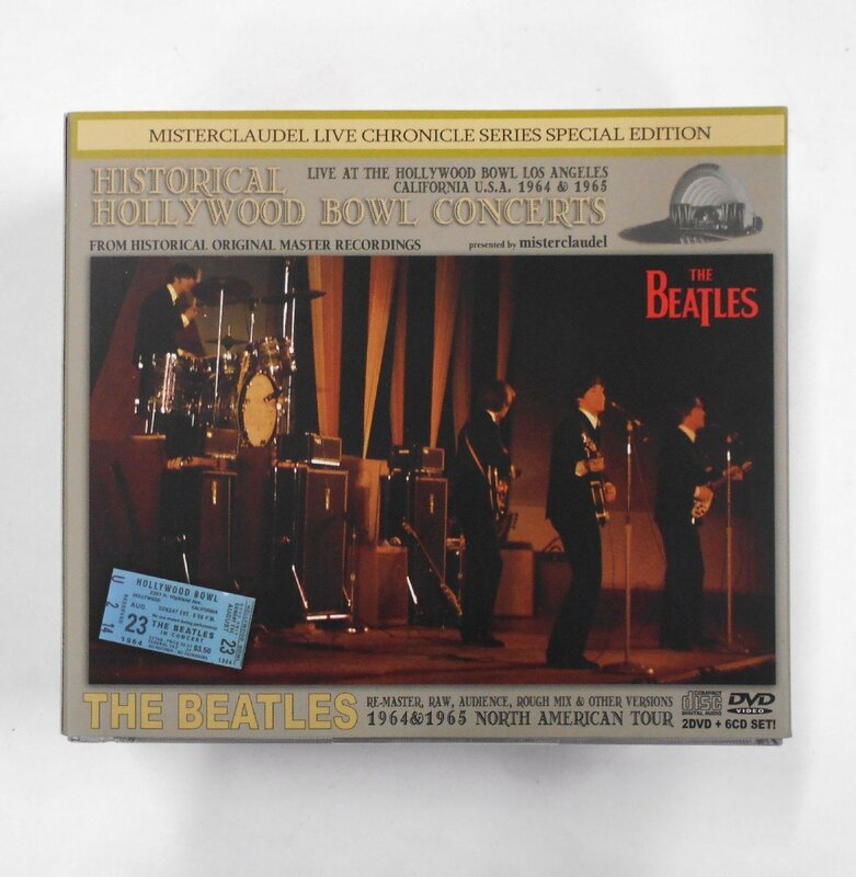 THE BEATLES ザ・ビートルズ HISTORICAL HOLLYWOOD BOWL CONCERTS 2DVD+6CD 【セ449】