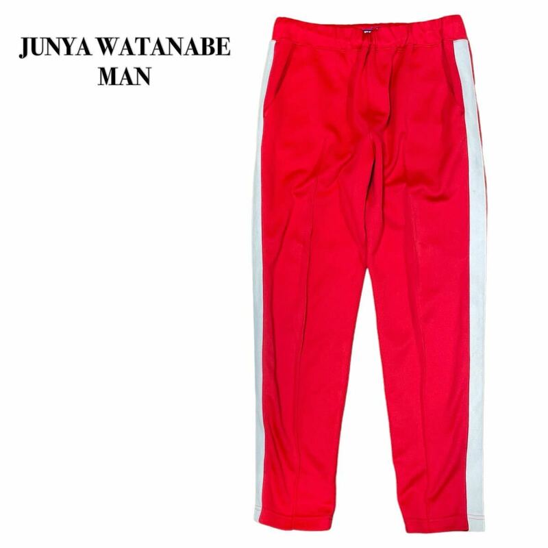 JUNYA WATANABE MAN コムデギャルソン ジュンヤワタナベ トラックパンツ ジャージ赤 レッド S AD2017