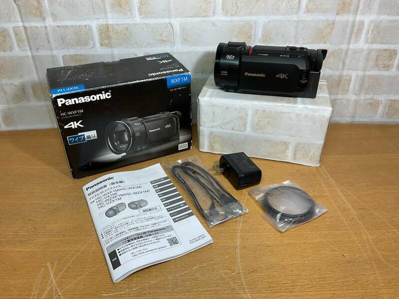 【名古屋発】Panasonic/パナソニック 4K ビデオカメラ HC-WXF1M-K 64GB ワイプ撮り あとから補正