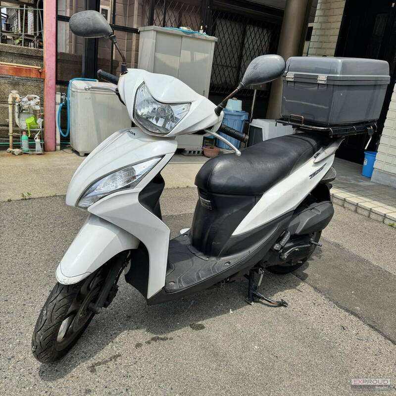 良品★③HONDA EBJ-JF31型 Dio110 ディオ110 110cc パールホワイト 動画有 廃車証明書 鍵あり 引取歓迎 愛知県 動作・アイドリング良好