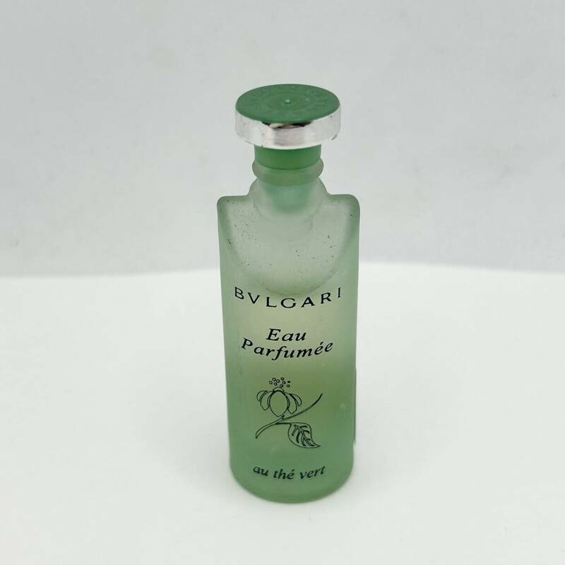 A)BVLGARI/ブルガリ 香水 Eau Parfumee 5ml オーデコロン オパフメ オ・パフメ オーテヴェール ミニ香水 緑 グリーン E0304