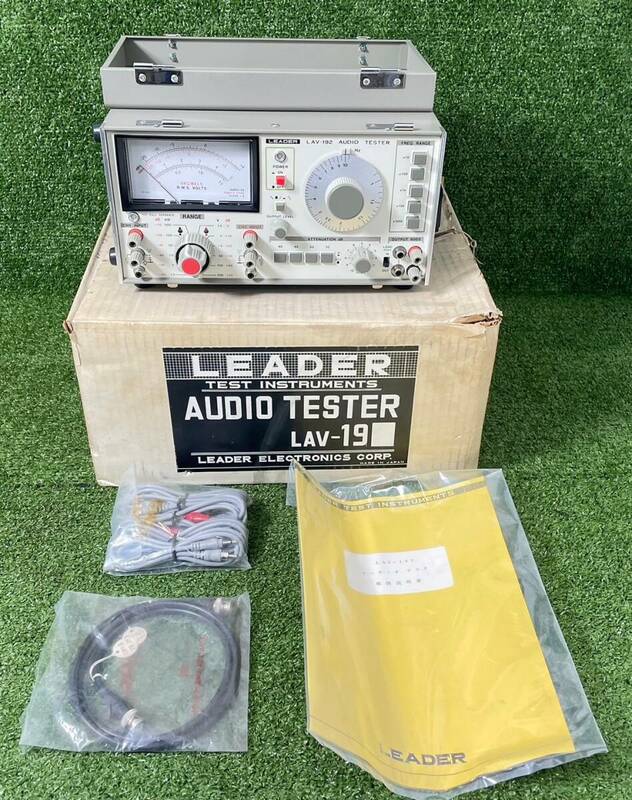 未使用保管品★1円スタート★LEADER LAV-19 AUDIO TESTER リーダー オーディオテスター 通電OK k0531-8