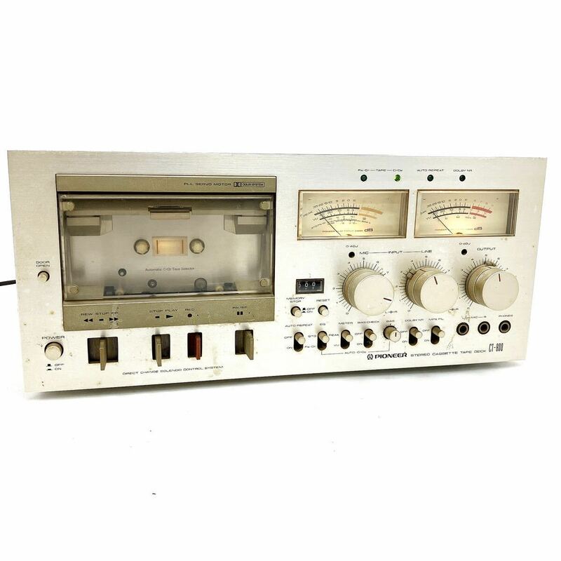 Pioneer パイオニア CT-800 カセットデッキ オーディオ 音響機器 通電確認済 alp岩0509
