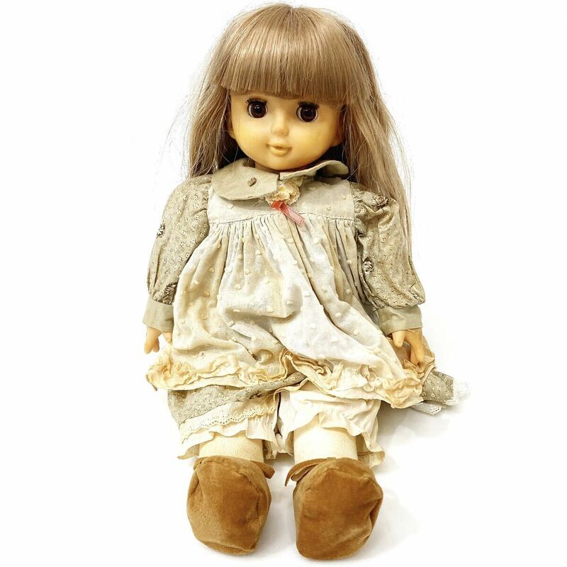 SEKIGUCHI セキグチ 女の子人形 抱き人形 ソフビドール スリープアイ 全長約37cm alp古0514