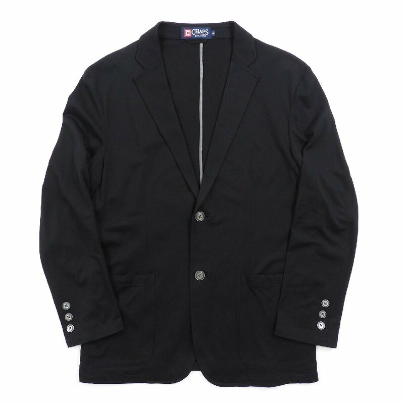 美品 CHAPS チャップス 2B ジャケット ブラック size L #18749 アメカジ きれいめ カジュアル テーラード