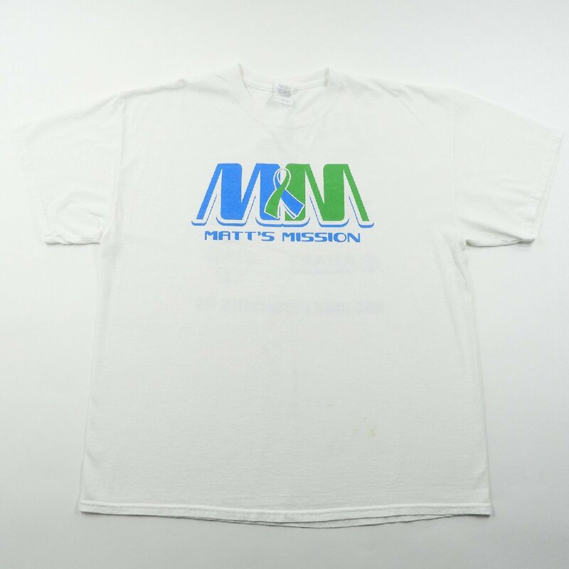 MATT‘S MISSION 半袖 Tシャツ size XL #18901 送料360円 M＆M GILDAN ギルダン アメカジ 古着 ビッグサイズ オーバーサイズ