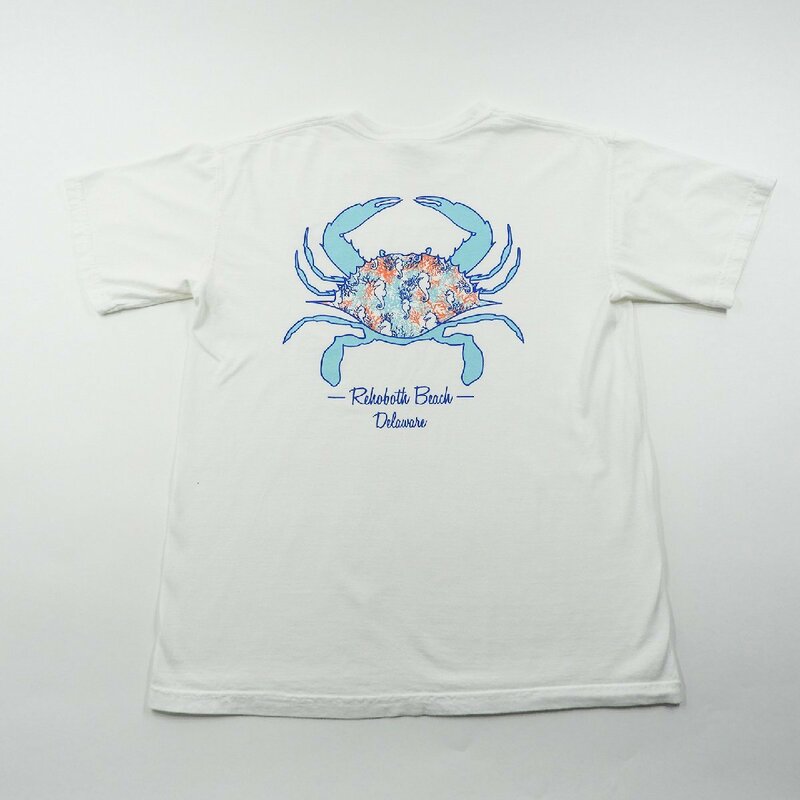 リホーボスビーチ プリント Tシャツ size M #18920 送料360円 COMFORT COLOAS コンフォートカラーズ Rehoboth Beach アメカジ 半袖 古着