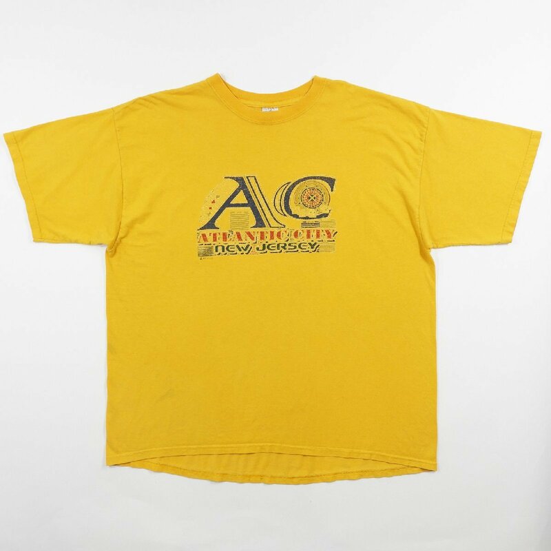 ATLANTIC CITY NEW JERSEY 半袖Tシャツ Size 2XL #19094 送料360円 アメカジ カジュアル アメリカ古着 ビッグサイズ ビッグシルエット