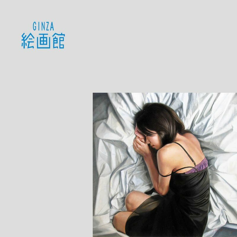 【GINZA絵画館】中島健太　油絵１２号・女性像・２００６年作・完売画家・１点もの　S51Y8B0V0C1Z7A