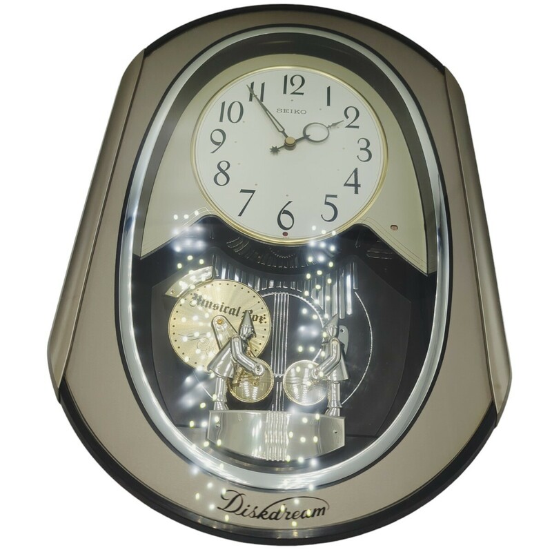 H05005 SEIKO 壁掛け時計 セイコー からくり時計 掛け時計 掛時計 ジャンク品 アナログ 時計