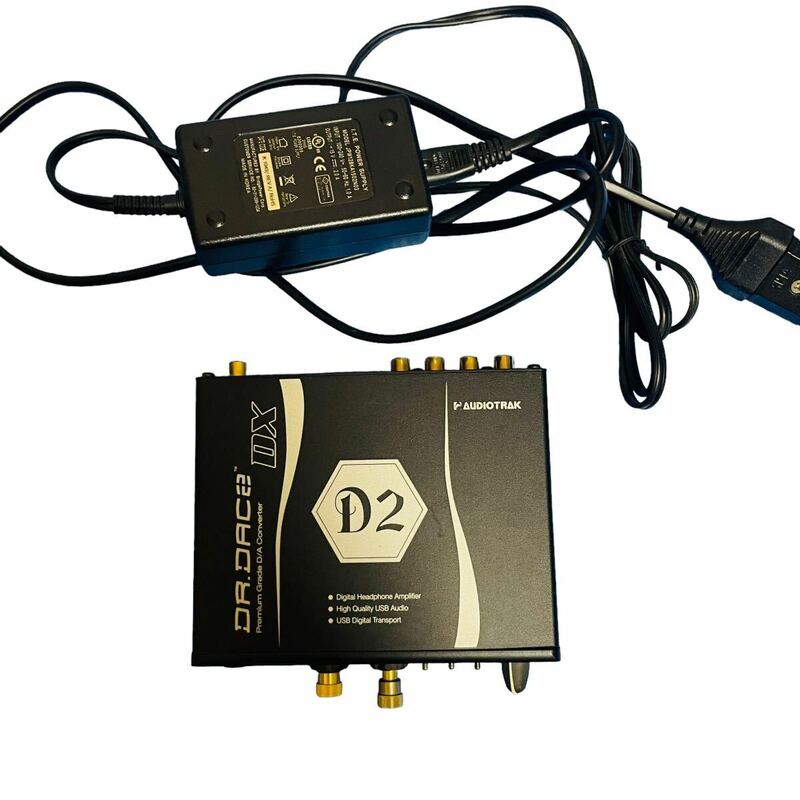 G05045 DR.DAC2 DX ヘッドフォンアンプ DAC内蔵 WiseTech オーディオ 通電確認済み