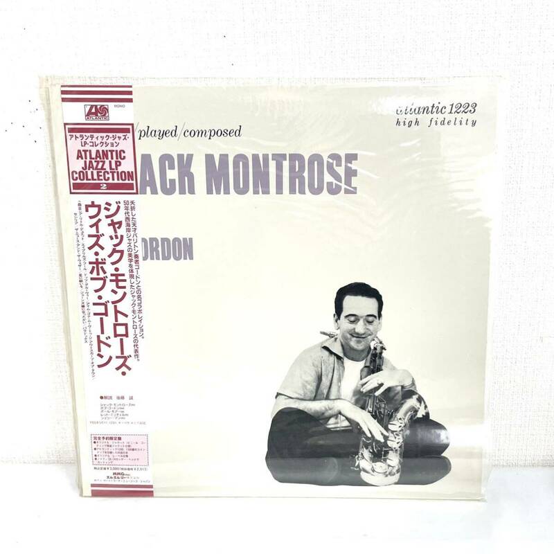 F05216 レコード アトランティック・ジャズ・LP・コレクション ジャック・モントローズ・ウィズ・ボブ・ゴードン AMJY-1223