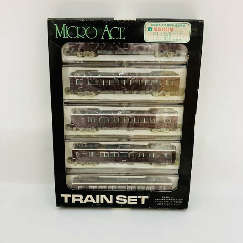 【現状品】マイクロエース 阪急 6300系 5両 セット Nゲージ 鉄道模型 / N-GAUGE MICRO ACE TRAIN SET 9110-1 9110-2 9110-3 9110-4