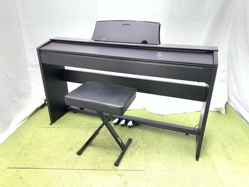 【引取限定】美品 カシオ CASIO Privia 電子ピアノ PX-770BK 88鍵 128音 2021年製 プリヴィア 鍵盤楽器 d05078S