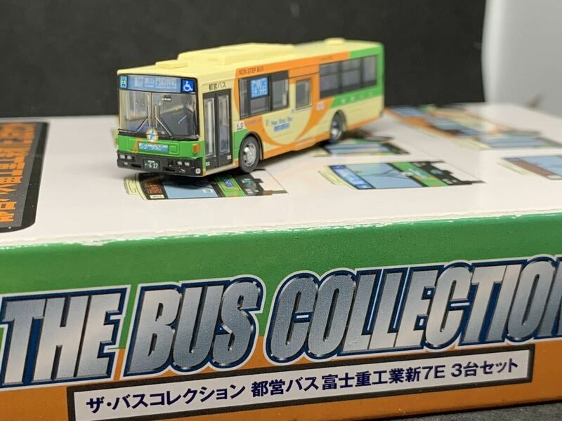 1円〜 バスコレクション 都営バス　富士重工業新7E 3台セット　バラシ　バスコレ トミーテック A8