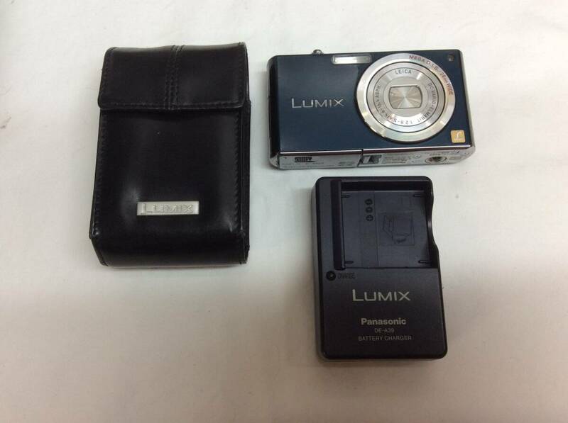 動作確認OK　Panasonic LUMIX （DMC-FX33） コンパクトデジタルカメラ　カバー＆充電器付き