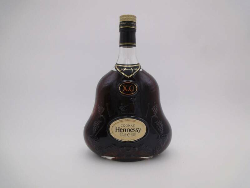 【1円スタート】未開栓 Hennessy X.O COGNAC 40％ 1リットル ヘネシー コニャック エックスオー 1000ml ブランデー 1L 金キャップ フランス