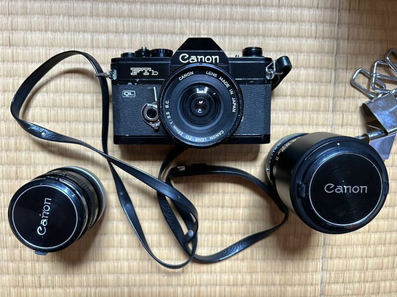 ★キャノン Canon FTb QL 一眼レフ フィルムカメラ KOWA ハードケース付　