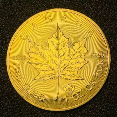 1000刻印 古銭 記念メダル カナダ 古銭 メイプルリーフ 50ドル金貨 24金P