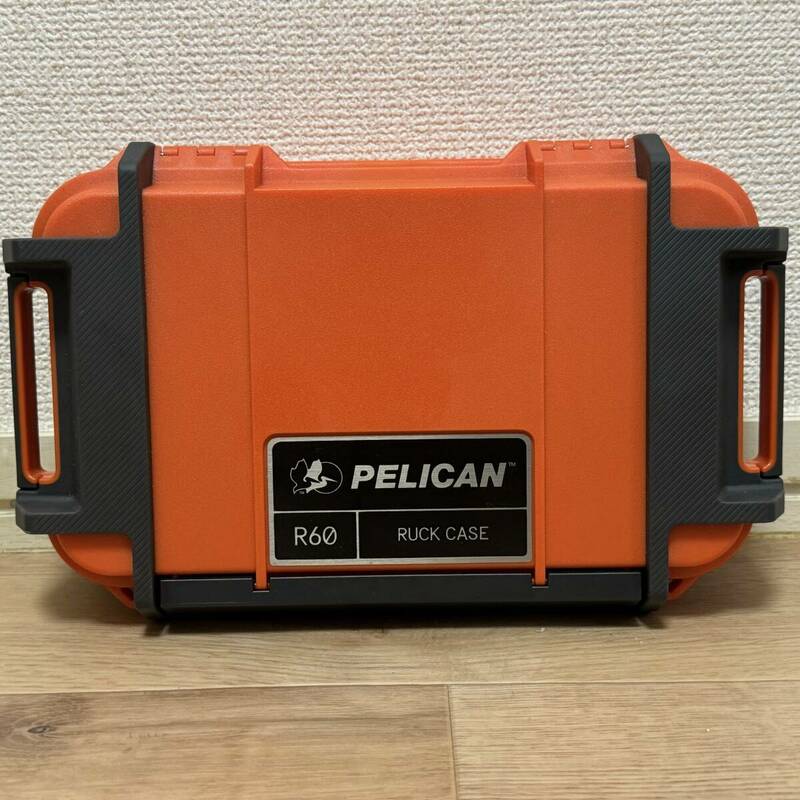 PELICAN ペリカン RUCK CASE ラックケース R60 オレンジ 防水 耐衝撃 防塵 ハードケース