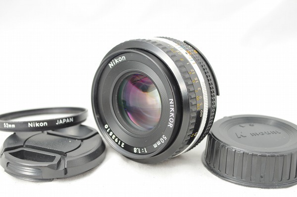 ★美品★ニコン Nikon Ai-s AIS 50mm F1.8 パンケーキレンズ 単焦点 Fマウント/#3001