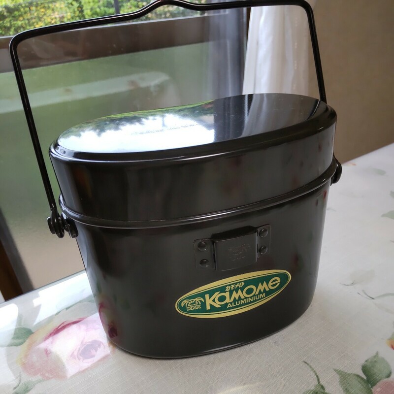 飯ごう　飯盒 炊さん　４合　アウトドア　カモメ印　日本製　アルミニウム製　防災用品　未使用　高さ約15cm 横幅約18cm
