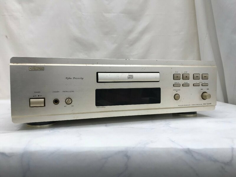 Y1591　ジャンク品　オーディオ機器　CDプレーヤー　DENON　デノン　DCD-1550AR