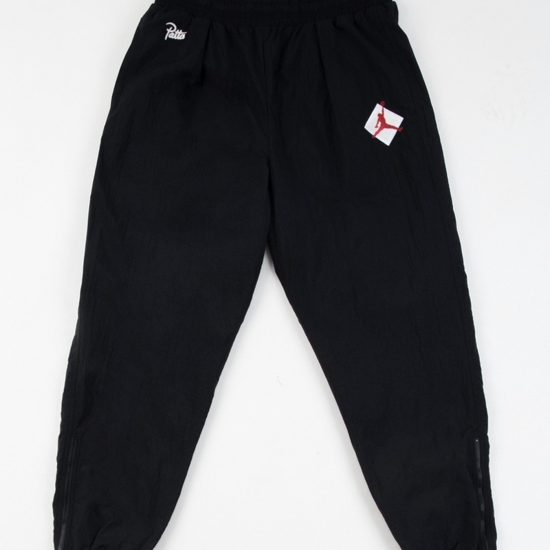 新品 正規品 希少品 ◆ Jordan Jumpman x Patta Track Pants Black × 1 サイズL 