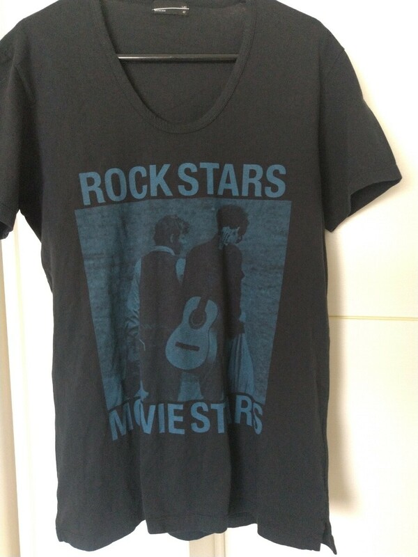 特典あり 送料無料 LAD MUSICIAN ラッドミュージシャン ROCK STARS MOVIE STARS 半袖Tシャツ 42 黒 ブラック ロックスターズ 