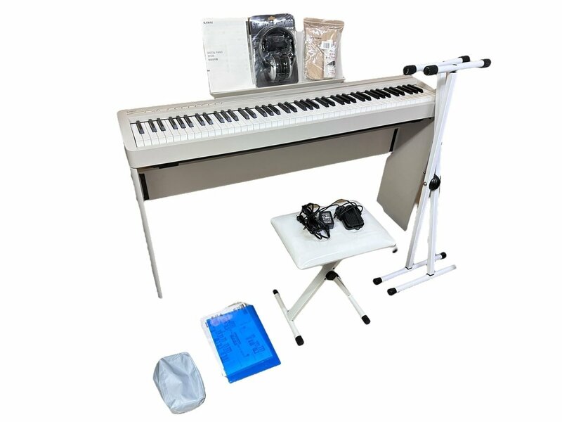 極美品 KAWAI カワイ ES120Filo フィーロ ES120LG 2022年製 電子ピアノ 本体 鍵盤楽器 練習 Bluetooth スマホ 軽量 コンパクト 店頭引取可