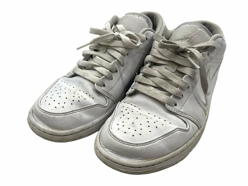 Nike Air Jordan 1 Low Triple White 2023 ナイキ エアジョーダン1 ロー トリプルホワイト 553558－136 スニーカー 9 27cm 靴 メンズ 男性