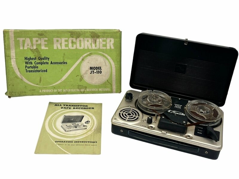 ■【美品】honey tone オープンリールデッキ トランジスター JT-110 テープレコーダー レトロ オーディオ機器 TAPE RECORDER 現状品