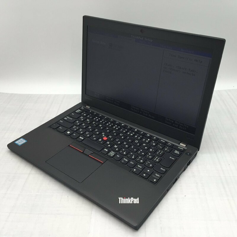 Lenovo ThinkPad X270 20K5-S18Y00 Core i7 6500U 2.50GHz/16GB/256GB(NVMe) 〔B0602〕