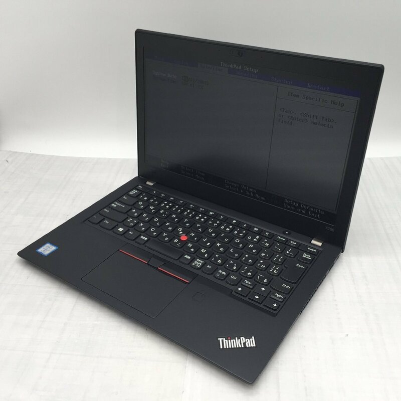 Lenovo ThinkPad X280 20KE-CTO1WW Core i7 8650U 1.90GHz/16GB/512GB(NVMe) 〔B0525〕