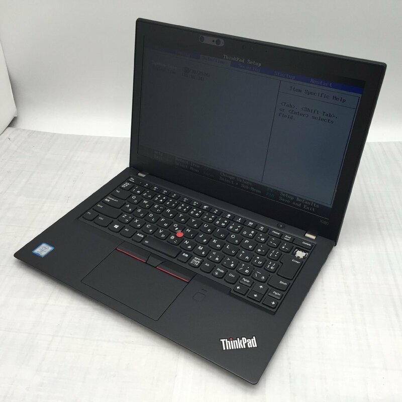 【難あり】 Lenovo ThinkPad X280 20KE-S2C311 Core i7 8650U 1.90GHz/16GB/256GB(NVMe) 〔B0727〕
