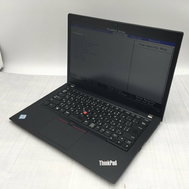 Lenovo ThinkPad T480s 20L8-SC9V1K Core i7 8650U 1.90GHz/16GB/512GB(NVMe) 〔B0802〕