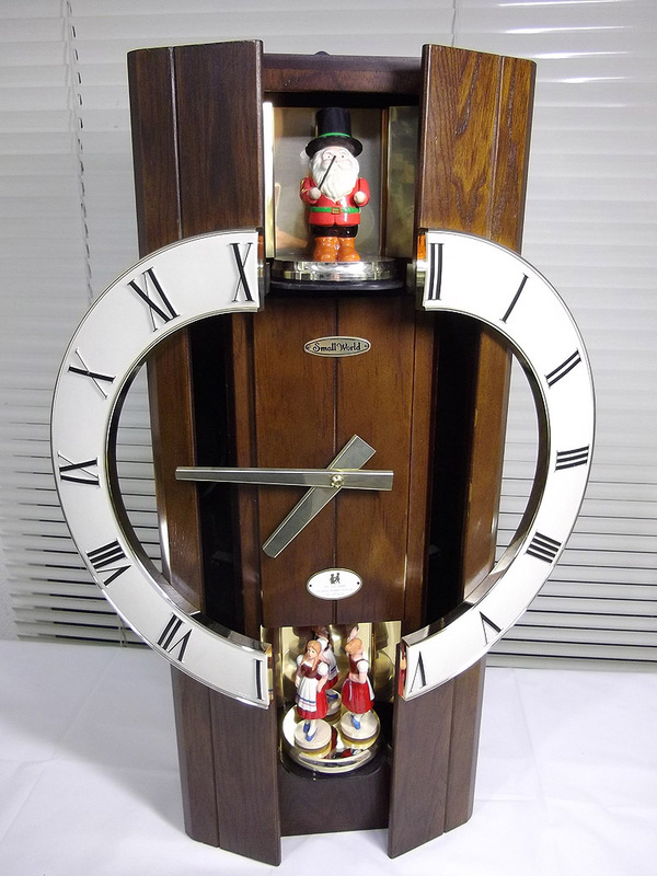 リズム時計 スモールワールド リバティ　4MH628RH　掛け時計 からくり時計